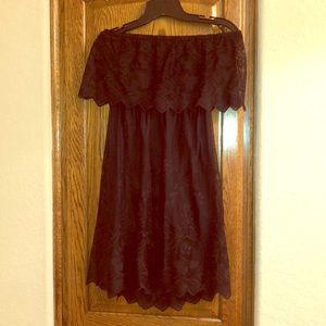 Express strapless lace dress new with tags
